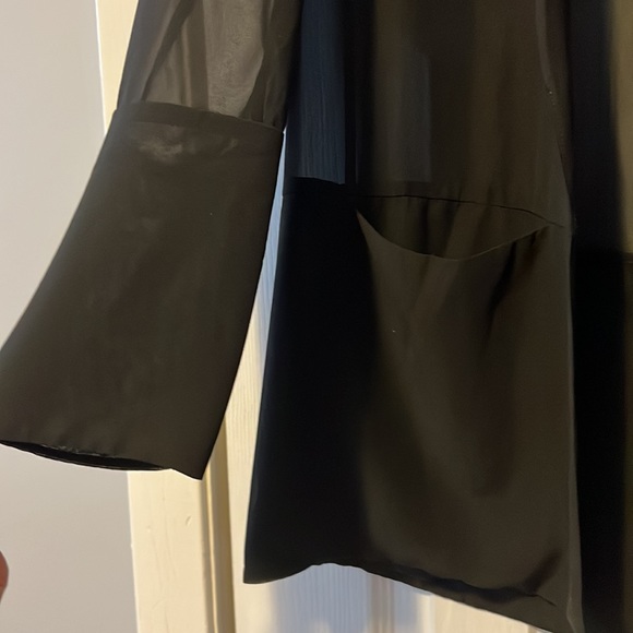 French Connection Sheer Jacket with Pockets - Picture 6 of 9